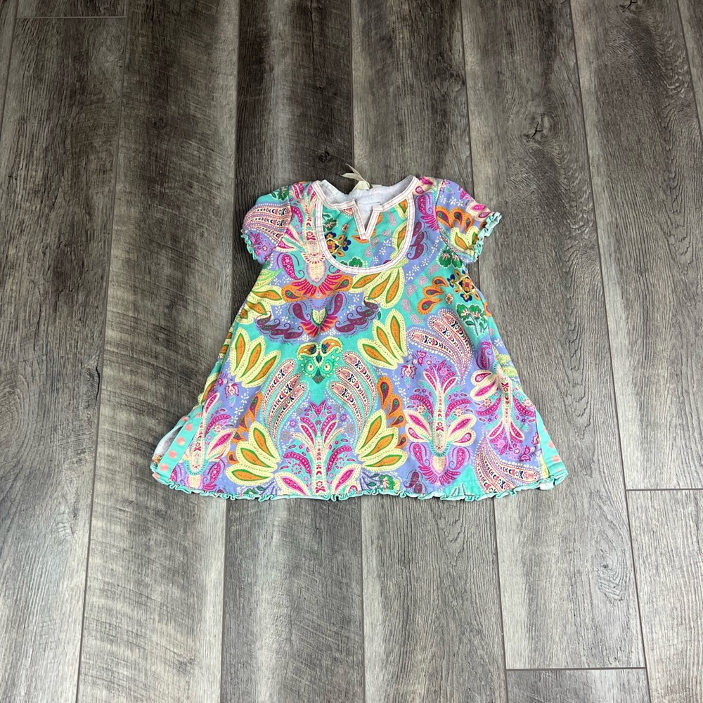 Matilda Jane Kids Teal Paisley Tunic Top